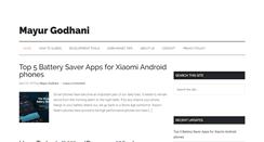 Desktop Screenshot of mayurgodhani.com